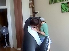 Anne Inflates Whales By Mouth