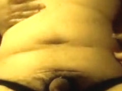 jerk off in black BIKE jock