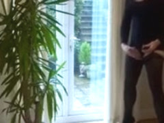 Aliboy Thighbootboy and the inflatable vibrating anal plug