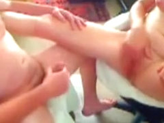 Amateur masturbating in front of each other
