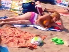 Spy Beach Mature Tribute Puffy Pregnant Areola Saggy Nipples