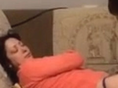 Hungover girl gets her tits grabbed