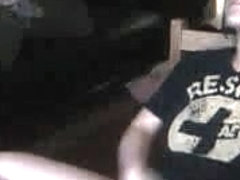 I show my tits and stroke my pussy