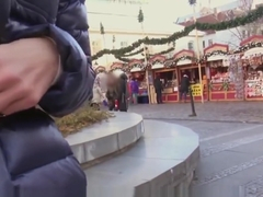 Sexy blonde Adrienne gets