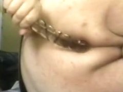 fat ass gay glass dildo