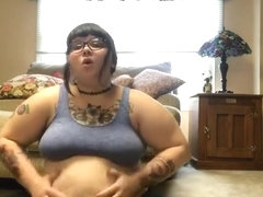 Gorgeous college girl Fatty Tries To Exercise