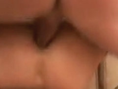 Mature saggy tits lady fucks 2 junior guys with dp