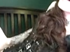 sexy dressed sissy solo play while plugged QoS