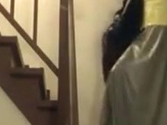 Franzi im langen Lackmantel, PVC Bluse und Latexrock