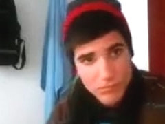 Straight guys feet on webcam #436