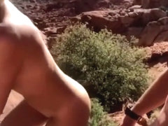 Hiking and fucking on top of a mountain in Red Rock Canyon