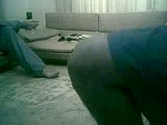 Indian couple on the floor fucking