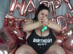 2018 Birthday Video Oil And Balloons! DAYTONA HALE BBW