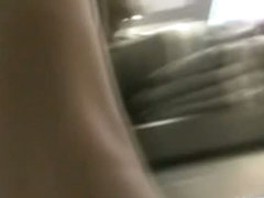 Hot blonde in a department store caught on this upskirt video