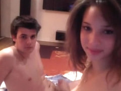 Sexy babe getting filled up by her boyfriend