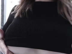 Pulled Busty Brit Plowed In The Back Of Truck