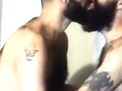 Sleazy hairy bearded Stud bareback fuck