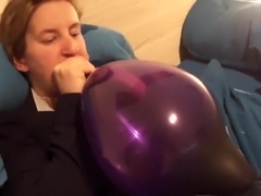 B2p a really huge purple unique 16 balloon Rockn Owl