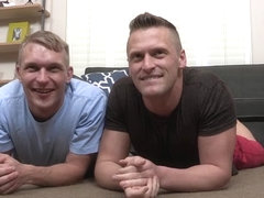 Muscle bottom ass to mouth and cumshot