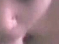 Girlfriend late night facial. Big cumshot