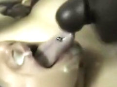 Interracial sex with cumshot facial