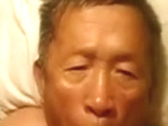 Asia older man Suck