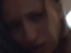 A horny blonde didn’t realize how the dick slipped in to her muff