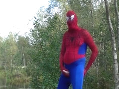 randon spiderman self pleasure
