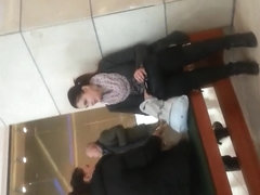 spy sexy teens in mall romanian
