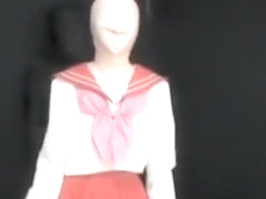 any types of transforming and unmask scene for japanese kigurumi porn girls