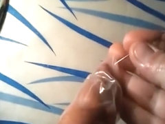 Condom with many holes (HD) Snapchat : NaomiHot2017