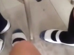 bravaragazza cum show in cute knee socks