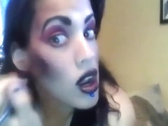 sexy vampire halloween makeup tutorial