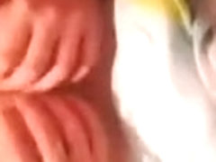 boy records his girlfriend with big fat boobs