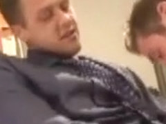 Office Guy in Black OTC Socks Fucked by Supervisor