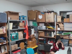 Two Security Guards Fucking Exotic Teen Thief