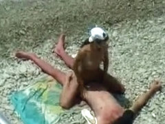 Caught on the beach.