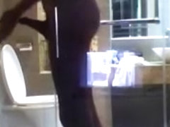 glass wall to shower