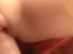 Slutty frontdesk girl flashes and asshole fucked for money