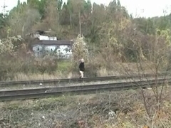 Old Couple Fucking Railway Slut (No Sound)