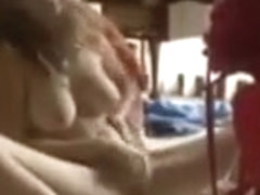 Alone in her bedroom