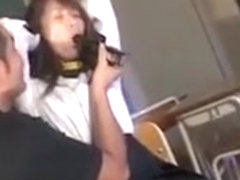 Cute asian schoolgirl fucked hard