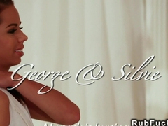 Beautiful babe gets masseurs dick