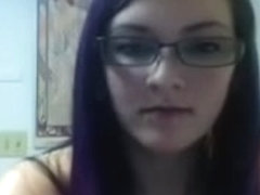 Cute webcam homemade video with a sexy babe's boobs