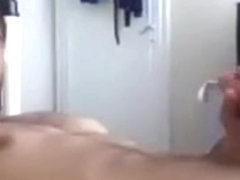 horny man shoot laod in cam