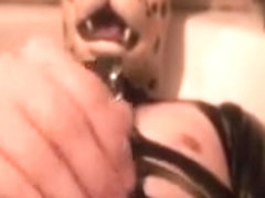 Rubberkitten Bathroom Time and Cum June 17 2014 Part two