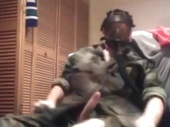 Gas Mask, BDU and socks JO