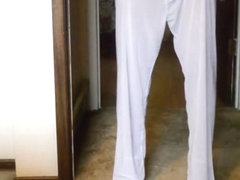 More White See Through With Pantyhose