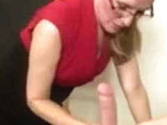 Mature teacher sucks students hard cock
