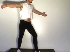 Ballet dance and feet showing with hot gay dude Phillip